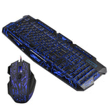 Keyboard Mouse Colorful Gaming Set